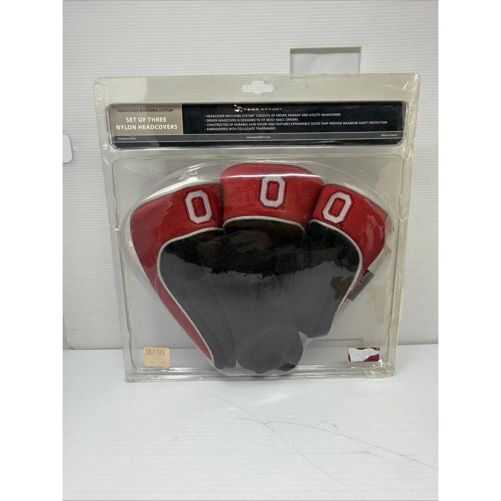 Team Effort Ohio State Buckeyes Golf Clubs Headcovers Utility Driver Fairway